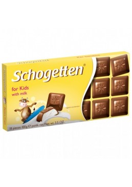 Шоколад Schogetten for Kids Дитячий з молоком, 100 г