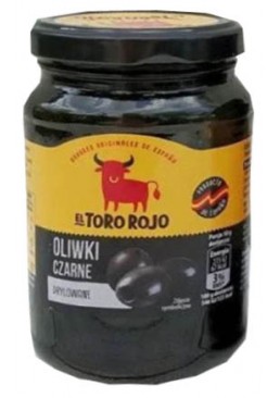 Оливки El Toro Rojo чорні без кісточки Oliwki Czarne Drylowane, 160 г