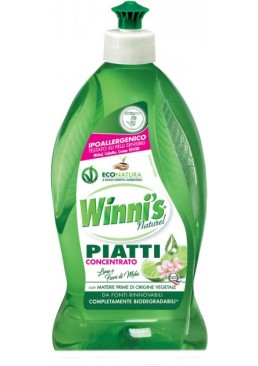 Средство для мытья посуды с ароматом лайма Piatti Concentrato Winni’s, 500 мл