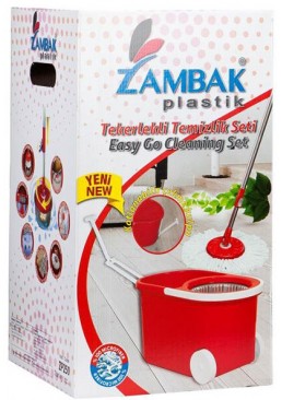 Набір для миття підлоги Zambak Plastik Magic Mop телескопічності швабра, 16 л