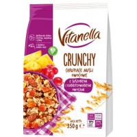 Сухий сніданок мюслі Vitanella Crunchy з фруктами, 350 г