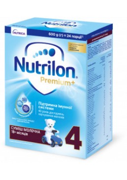 Молочная сухая смесь Nutrilon Premium+ 4  (18+ месяцев), 600 г