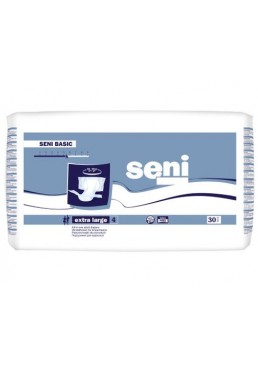 Подгузники для взрослых Seni Basic Extra Large XL (130-170 см), 30 шт