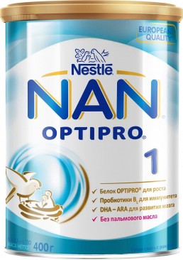 Молочная смесь Nestle NAN 1 с рождения , 400 г