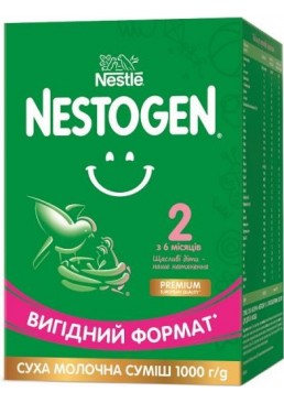 Смесь сухая молочная Nestogen 2 с лактобактериями L. Reuteri для детей с 6 месяцев, 1 кг