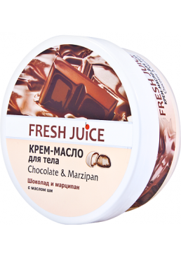 Крем-масло для тела Fresh Juice Chocolate & Мarzipan, 225 мл
