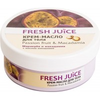 Крем-масло для тела Fresh Juice Passion Fruit & Macadamia, 225 мл