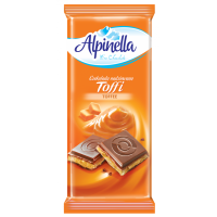 Шоколад Alpinella молочний Тоффи 100г