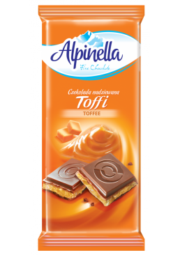Шоколад Alpinella молочный Тоффи 100г
