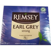Чай чорний REMSEY Earl Grey strong, 75 пак