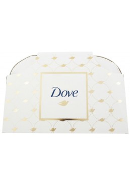 Подарочный набор Dove От всего сердца (шампунь, бальзам, антиперспирант, крем-мыло, косметичка)