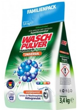 Порошок для стирки WaschPulver Universal для всех типов белья, 3.4 кг (40 стирок)