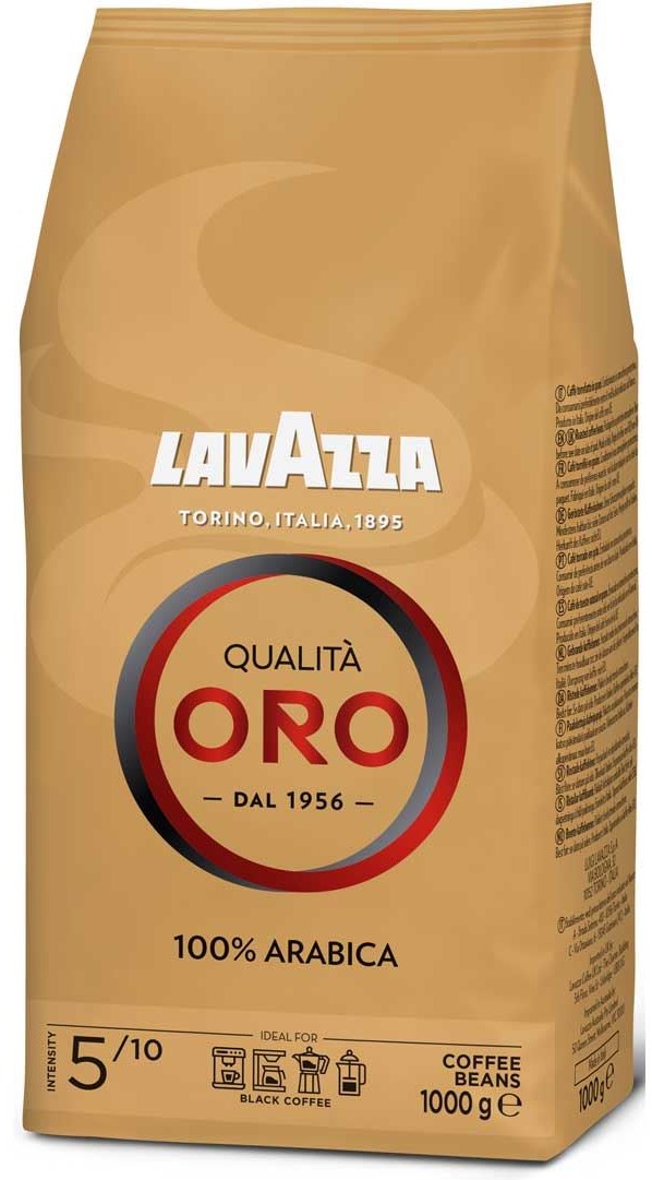 ᐉ Купить Кофе в зернах LAVAZZA QUALITA ORO, 1 кг по цене: 1316